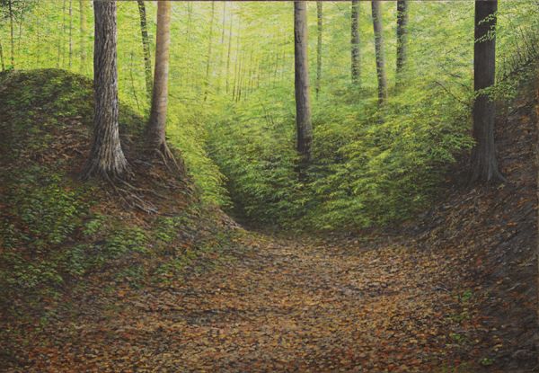 Arthur Woods Nature Paintings: Weg vom Weg