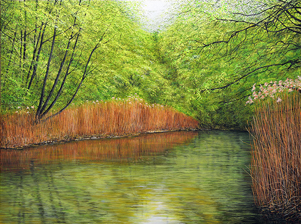 Arthur Woods Nature Paintings: Turis Weiher